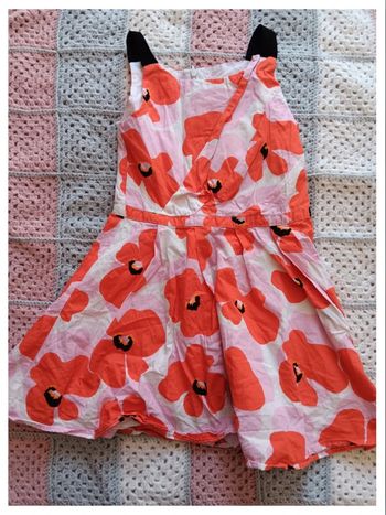 Belle robe catimini 8 ans coquelicots