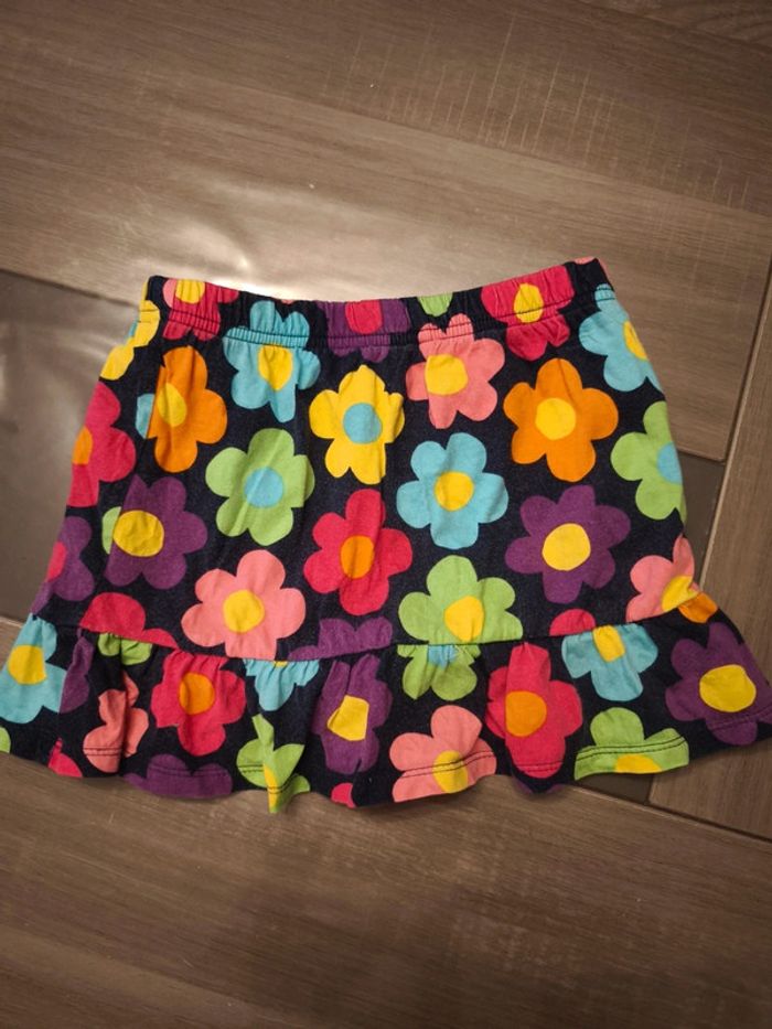 Jupe à fleurs multicolores - photo numéro 2
