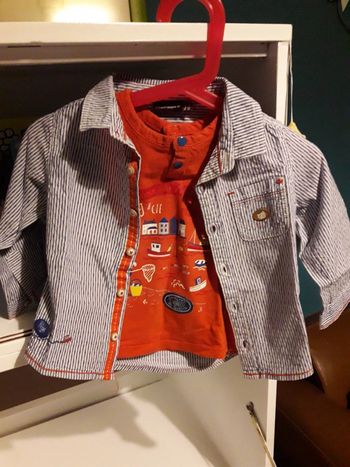Chemise et son tee-shirt 18 mois