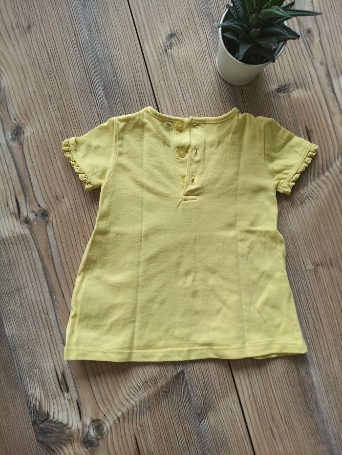 T-shirt manches courtes fille 6 mois - photo numéro 4