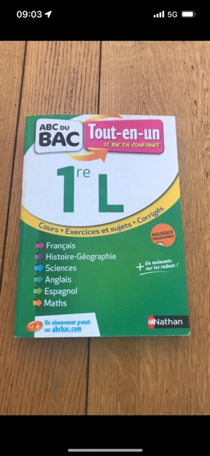 Annales parcours littéraire
