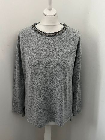 Pull gris et doré Pimkie S