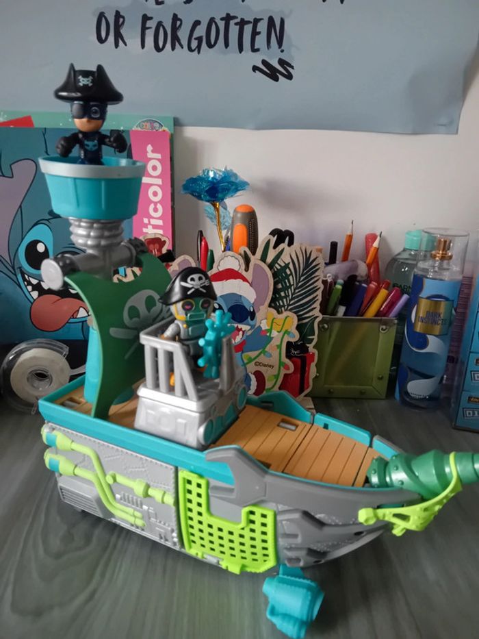 Bateau pirate de l'air pyjamasks état neuf et complet - photo numéro 2