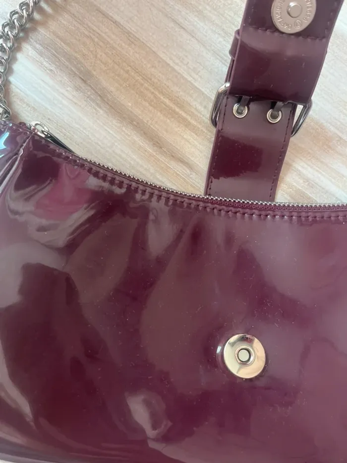 sac bordeaux h&m - photo numéro 2
