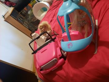 Barbie hélicoptère et voiture
