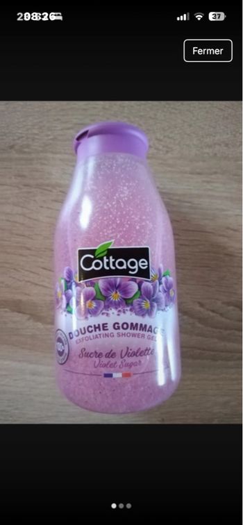 Gel douche gommage cottage 
