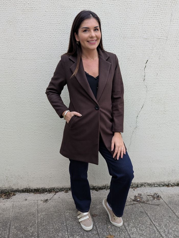 Manteau caban Tallinn marron chocolat
Taille M