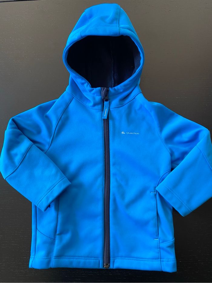Veste doudoune manteau décathlon fille garçon polaire capuche 2 ans