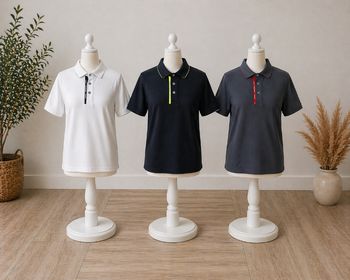Lot 3 Polo homme léger séchage rapide sport été décontracté