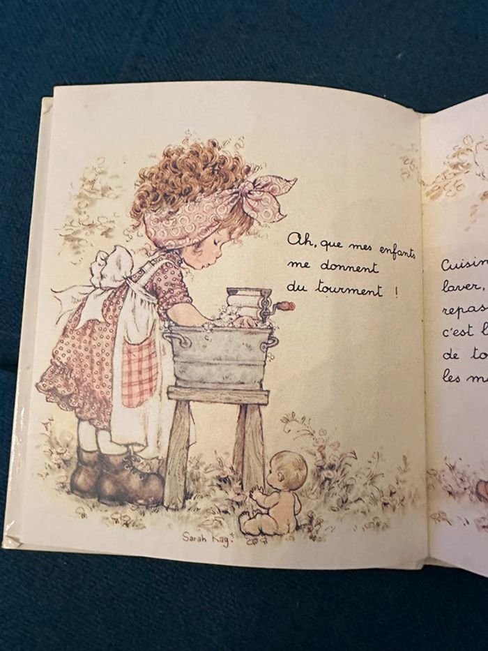 Livre album ancien vintage Si on jouait, Sarah Kay Hemma rêves d’enfants - photo numéro 7