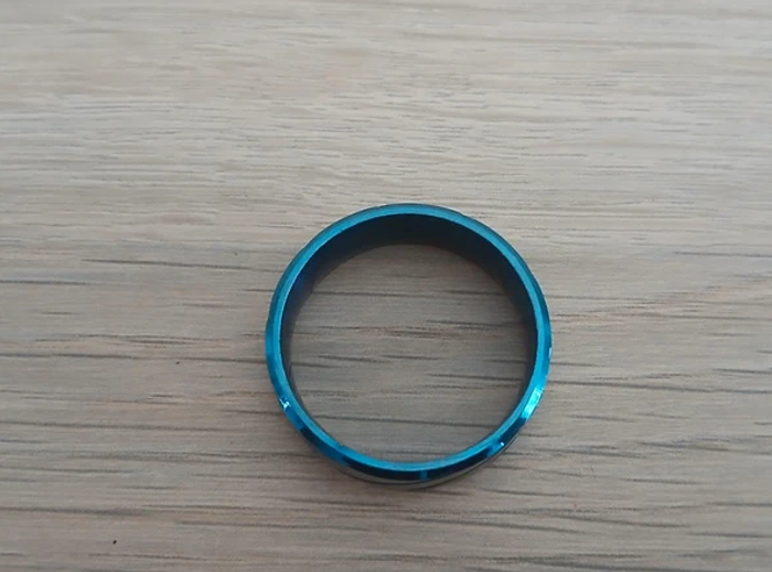 Bague bleue et argenté neuve - photo numéro 2