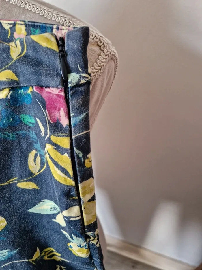 Pantalon fleurie vero moda taille L - photo numéro 3