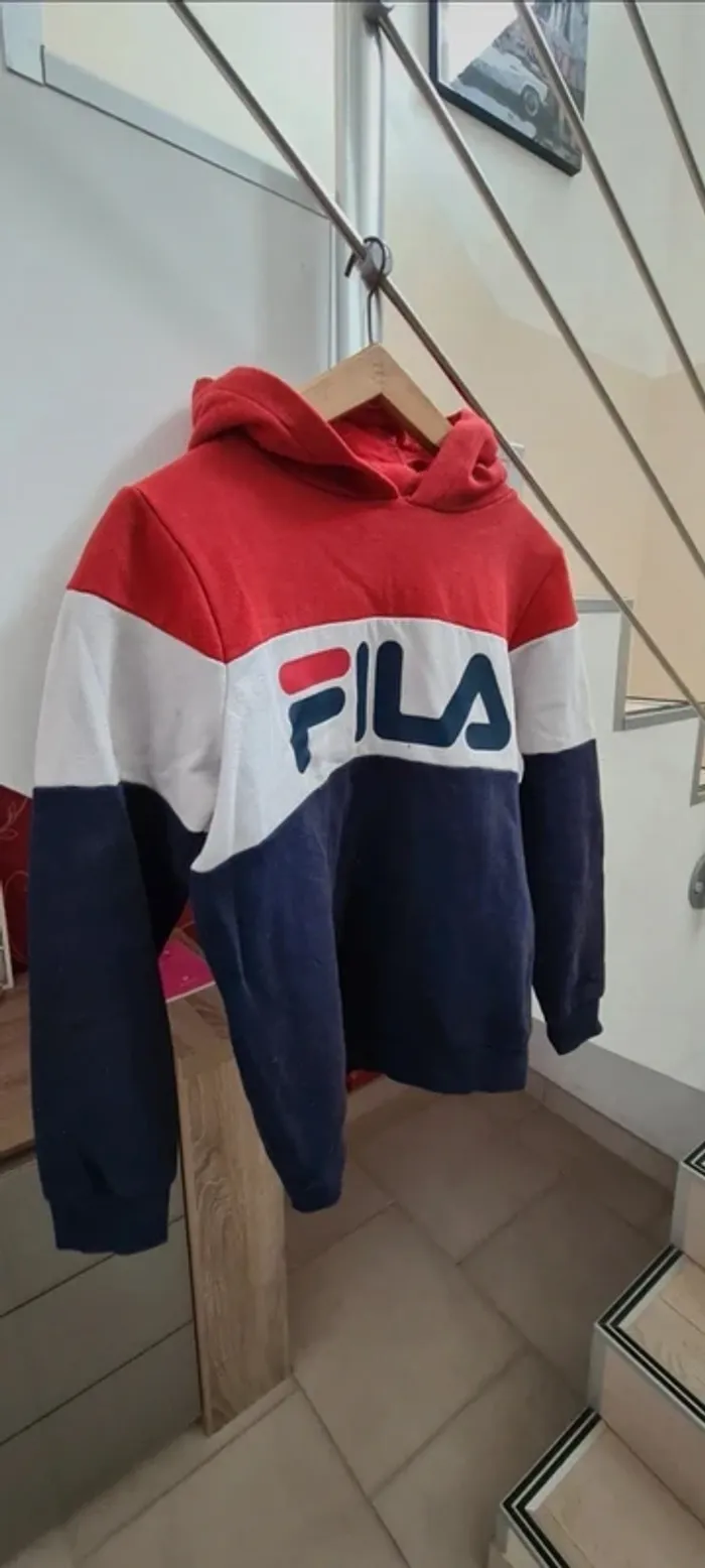 Sweat à capuche Fila taille 13-15 ans - photo numéro 6