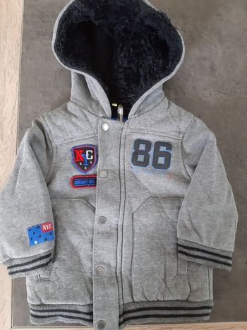 Veste fourrée à l'intérieur garçon