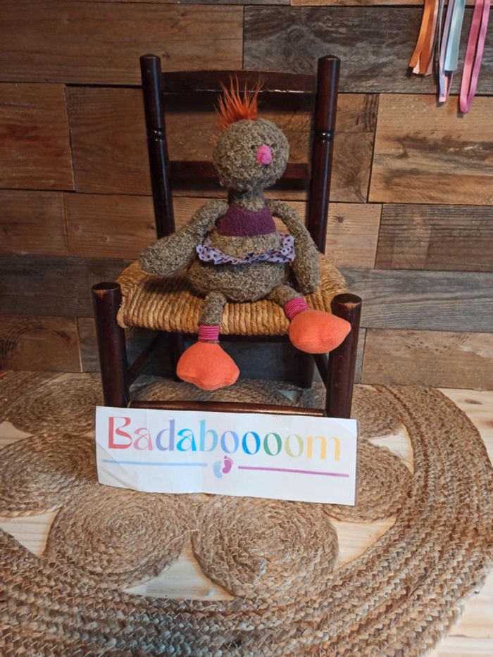 peluche poule moulin roty be