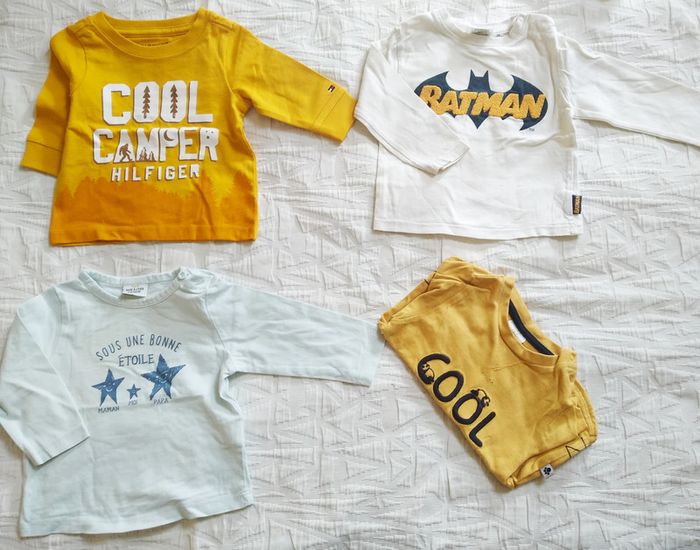 Lot hauts manches longues Tommy Hilfiger Batman