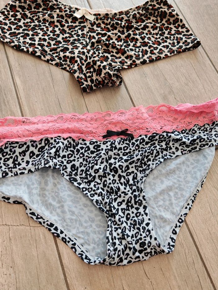Lot de 4 culottes femme léopard - photo numéro 2
