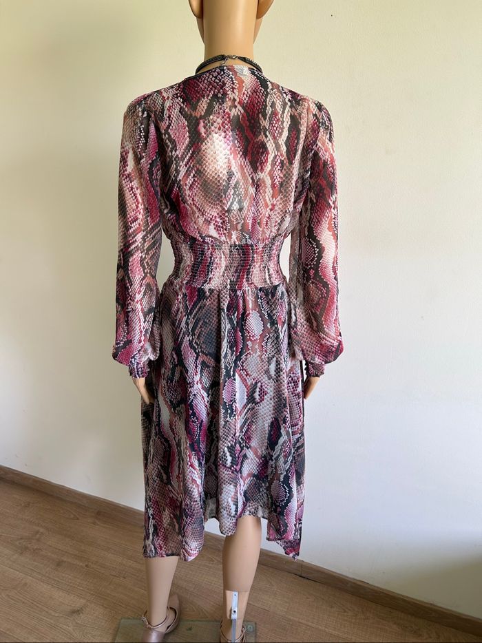 Robe imprimée neuve à manches longues Morgan taille 34 (valeur 85€) - photo numéro 5