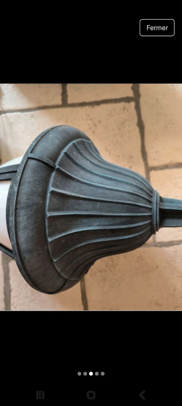 2 luminaires extérieurs en fonte - photo numéro 3