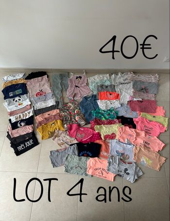 Lot 4 ans fille