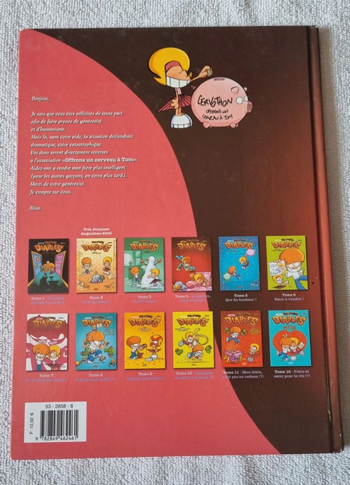 Livre les petits diables tome 4 attention frère stupide - photo numéro 2