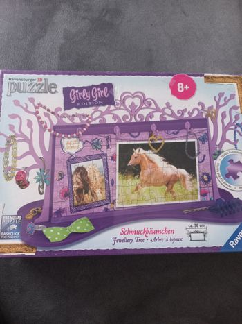 Puzzle 3d arbre à bijoux ravensburger girly girl