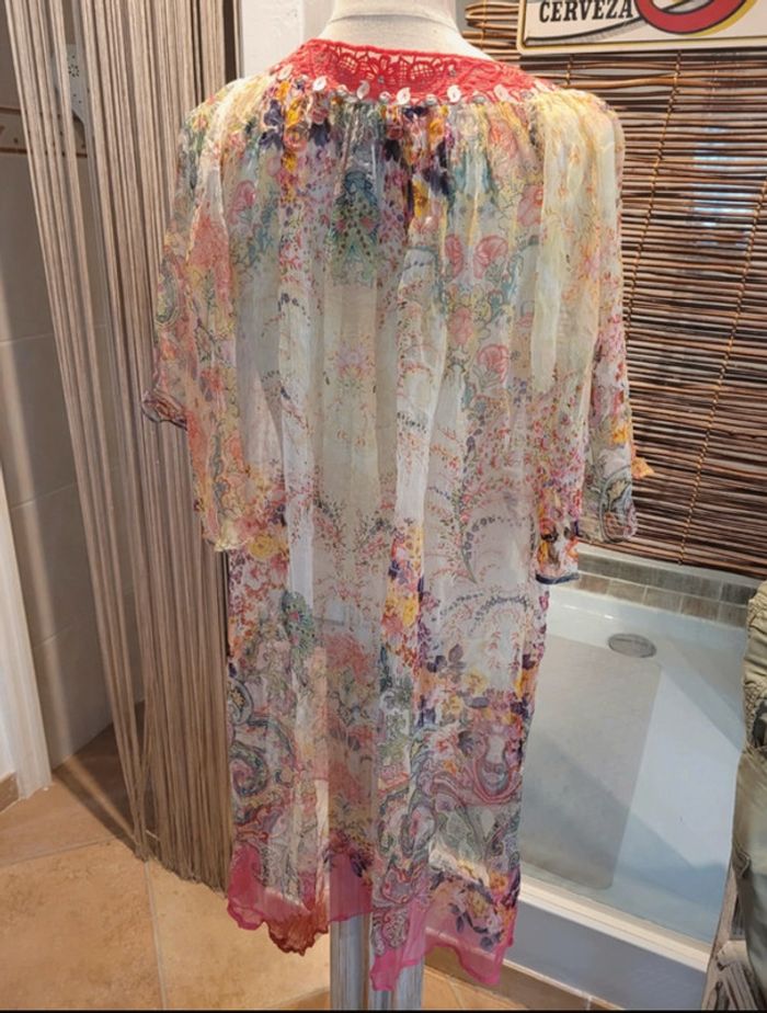 Robe tunique en voile derhy taille m - photo numéro 2