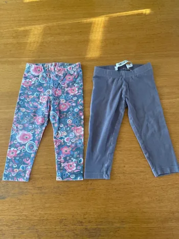 2 legging fille 18 mois