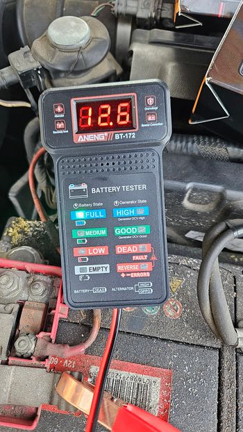 Neuf: testeur de batterie / alternateur 12v numérique auto