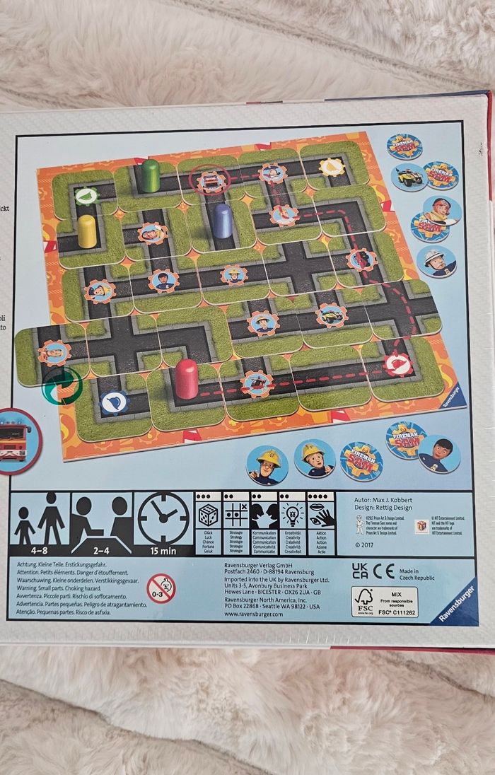 Jeu de société Sam Le Pompier Junior Labyrinth 4 ans Neuf - photo numéro 6