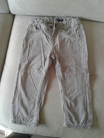 Pantalon velours 2 ans