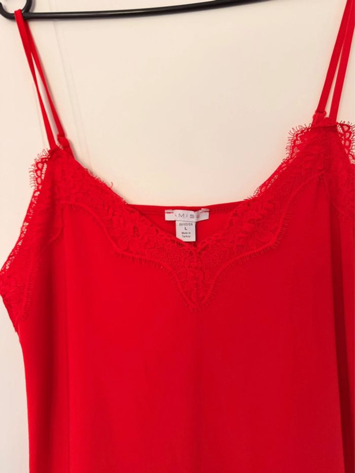 Débardeur rouge taille L - photo numéro 2