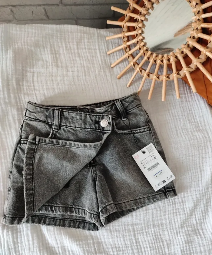 Jupe-short en jean Zara - 6 ans - photo numéro 2