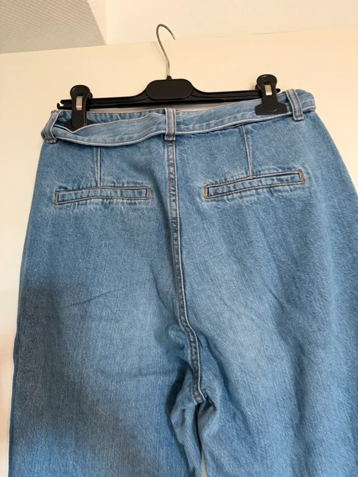 Jean mom en très bon état bleu taille 36 - photo numéro 6