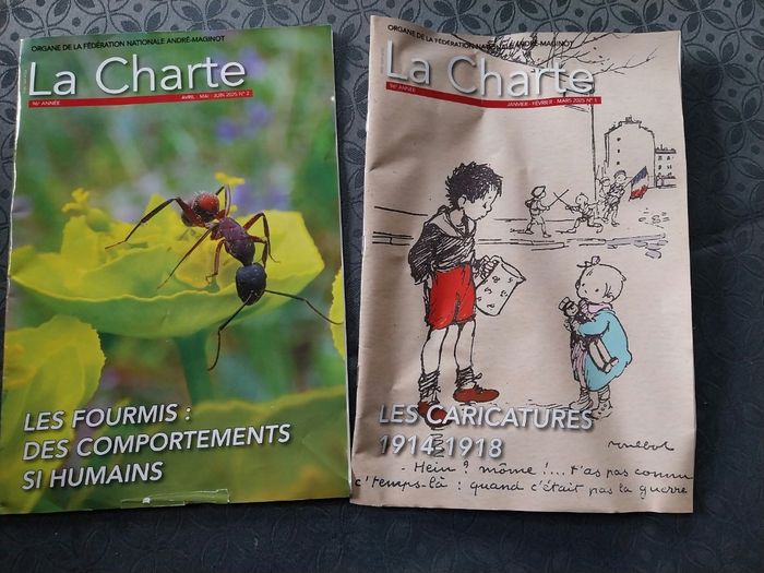 Revues magazines La Charte