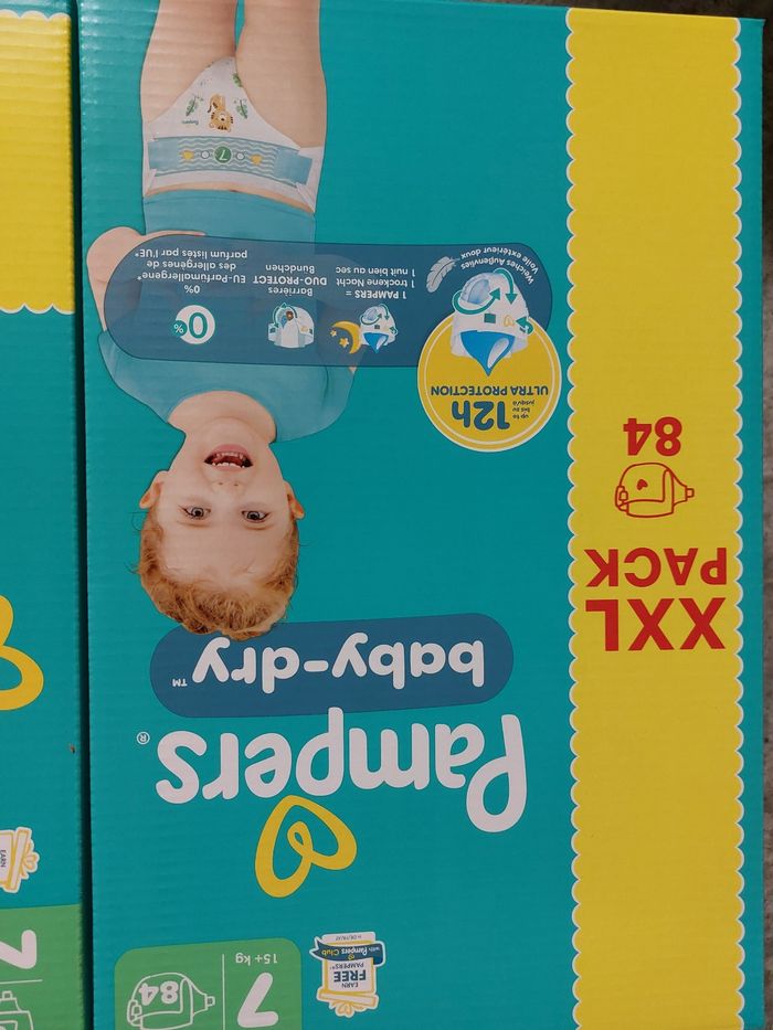 Couche pampers taille 7 - photo numéro 3