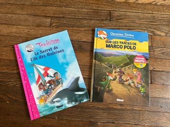 Lot 2 bd tea Stilton et Geronimo Stilton