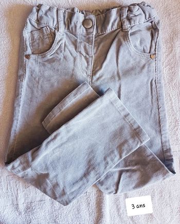 Pantalon velour kiabi 3 ans