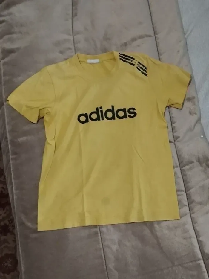 T-shirt adidas jaune garçon 9-10 ans - photo numéro 9