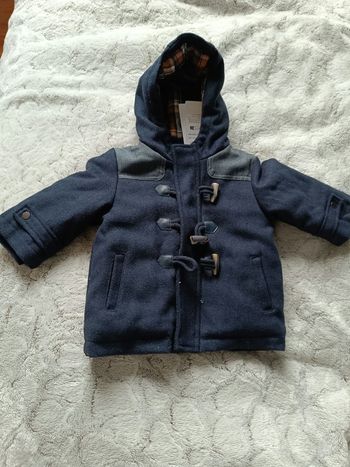 Manteau duffle coat 9 mois bébé garçon Neuf