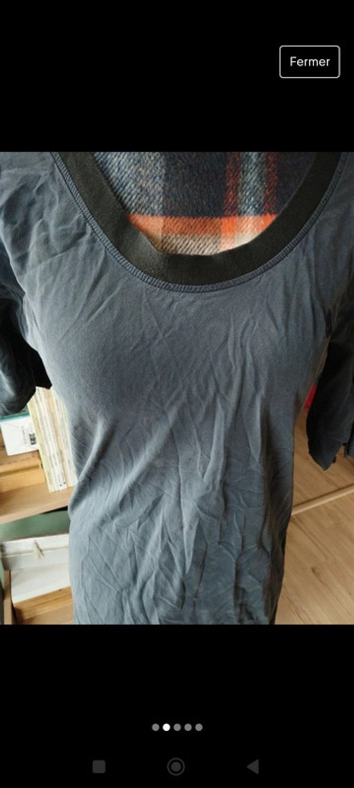 Robe simple casual vintage Sonia Rykiel taille s bleu noir - photo numéro 2