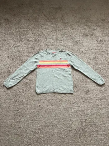 pull gris pour fille