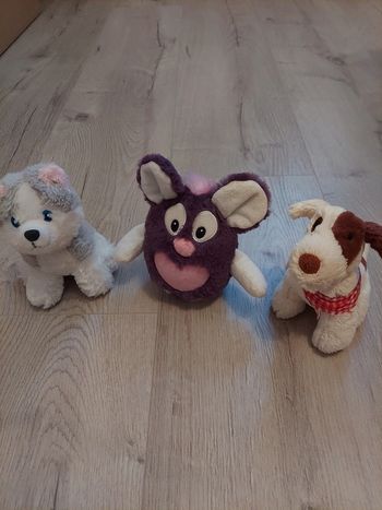 3 peluches tbe