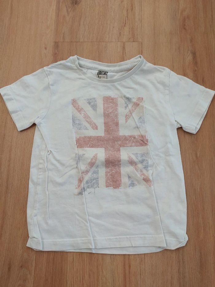 T-shirt été manche courte tape à l'oeil 5 ans Angleterre - photo numéro 2