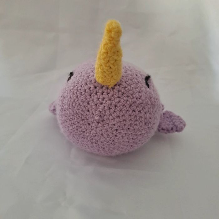 Baleine licorne au crochet - photo numéro 3