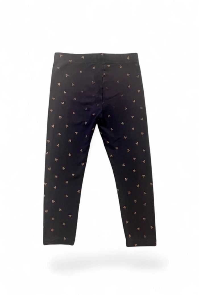 Pantalon, legging fille / 5ans - 113cm /... ••• Pantalon, legging fille / 5ans - 113cm / cœurs / bleu / Kiabi