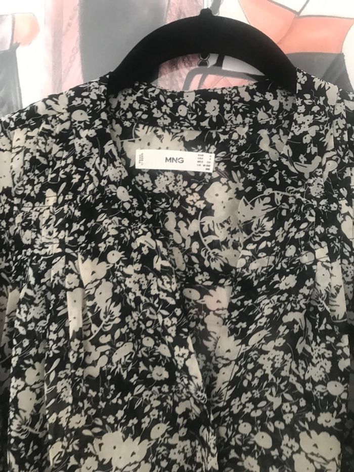 Blouse fluide fleurs Mango S - photo numéro 2