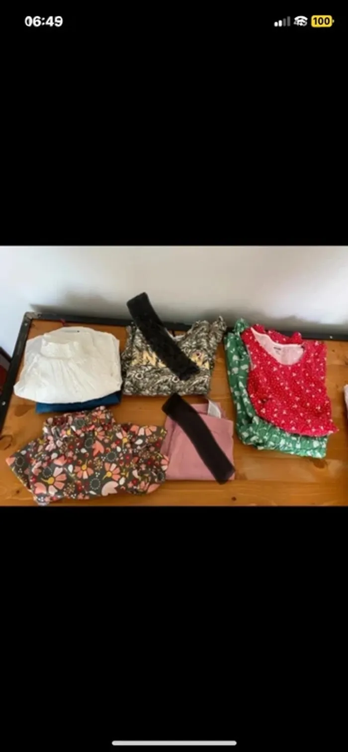 Lot robes et jupes fille 6 ans