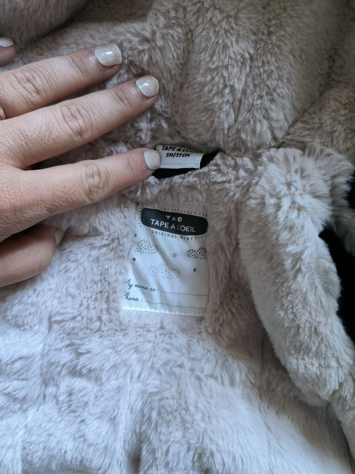 Manteau doux intérieur 3m - photo numéro 2