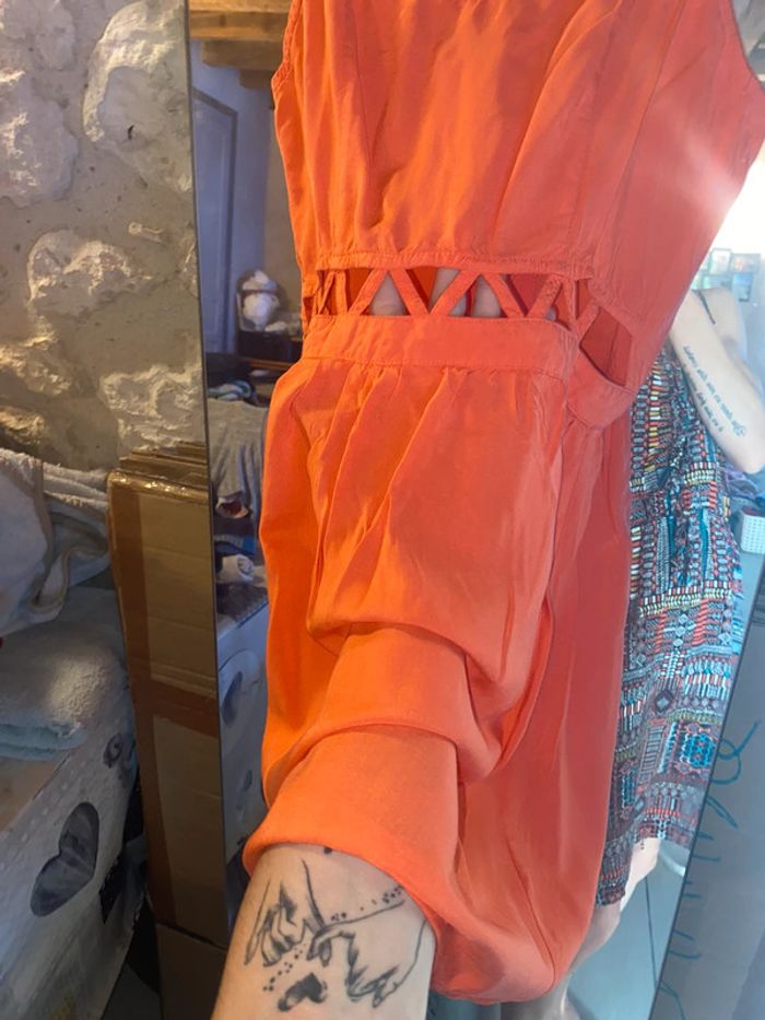 Robe orange corail - photo numéro 4